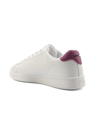 U.s. Polo Assn. Costa Wmn 5fx Beyaz Kadın Sneaker Beyaz-murdum Beyaz - Mürdüm