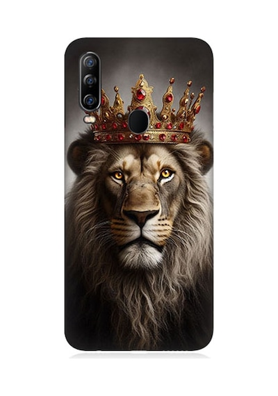 General Mobile Discovery Gm20 Pro Uyumlu Taçlı Aslan 2 Desenli Silikon Kılıf