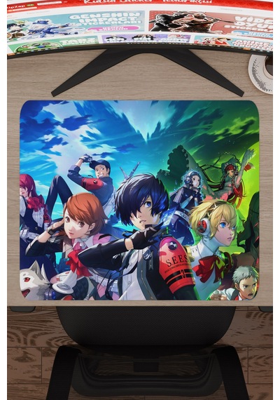 Persona 3 Kaymaz Dikişli Kauçuk Oyuncu Mousepad V1 - 48x40 Xl Gaming Mouse Pad Fare Altlığı