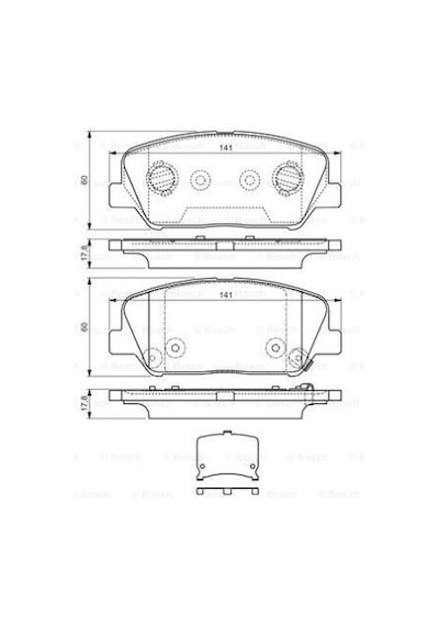 Hyundai İ30 1.6 2011-2015 Bosch Ön Balata Wva24915