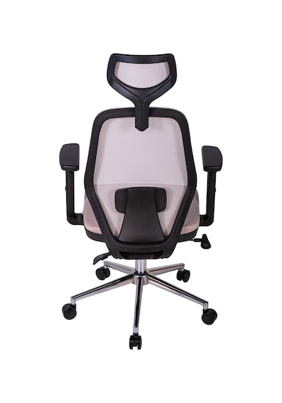 Ofisbazaar Dali Fileli Yönetici Koltuğu Ergonomik Başlıklı Ofis Koltuğu Gri Gri