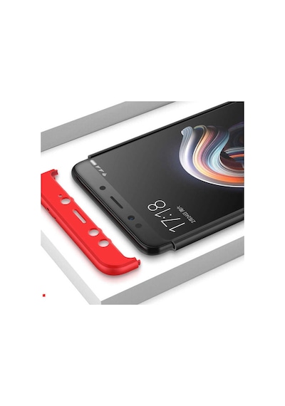 Xiaomi Redmi Note 5 Pro Kılıf Zore Ays Kapak Kırmızı