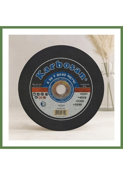 Bezos 230mm Metal Kesici Disk 3.0mm 22mm Spiral Taş Hb006
