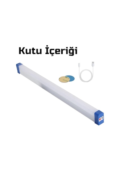 USB Şarjlı 3 Modlu Mıknatıslı Kamp Feneri LED Şarjlı ışıldak