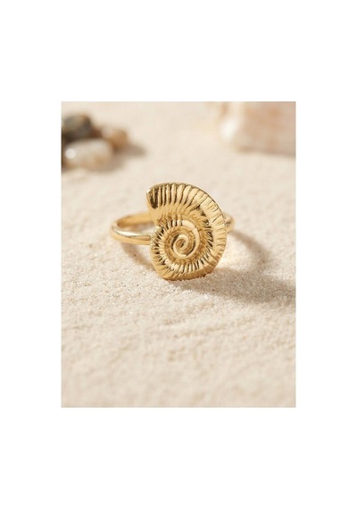 Nautilus Tasarım Gold Renk Kadın Yüzük Tj-byk4213 Evimdeyokyok