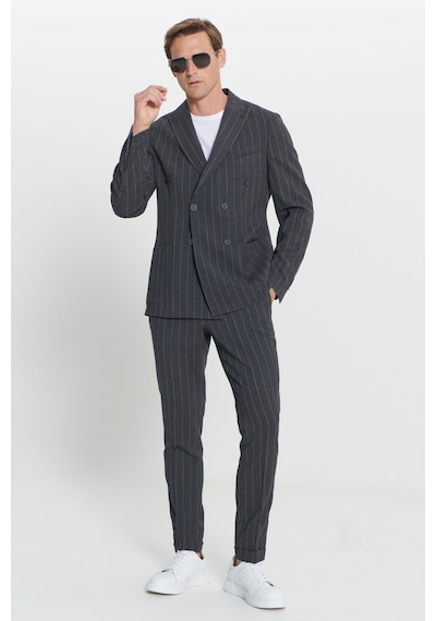 Altınyıldız Collectıon Erkek Antrasıt Slim Fit Kırlangıç Yaka Gofre Desenli Yünlü Takım Elbise Antrasit Altınyıldız Collectıon Erkek Antrasıt Slim Fit Kırlangıç Yaka Gofre Desenli Yünlü Takım Elbise Antrasit