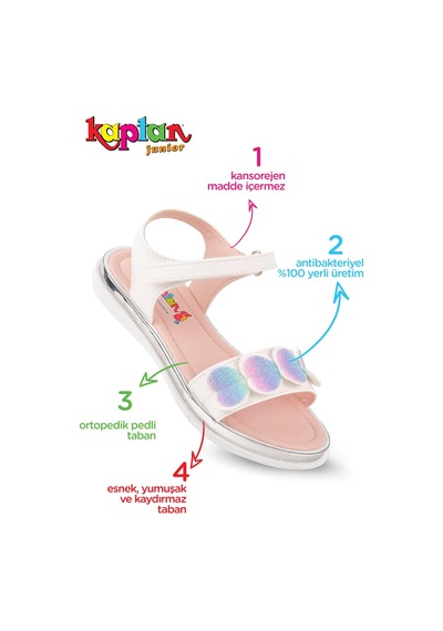 Kaptan Junior Kız Çocuk Ayakkabı Sandalet Pvtk 515 001