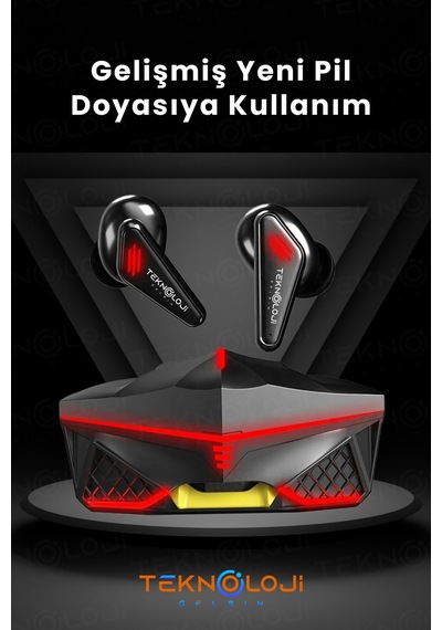 Teknoloji Gelsin K-98 RGB Bluetooth 5.4 Oyuncu Kulaklığı