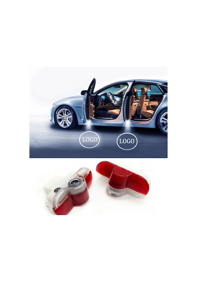 Autogp Vw Caddy Kapı Altı Işık Lazer Led Logo Hoşgeldin Aydınlatma 1 Çift/kutu