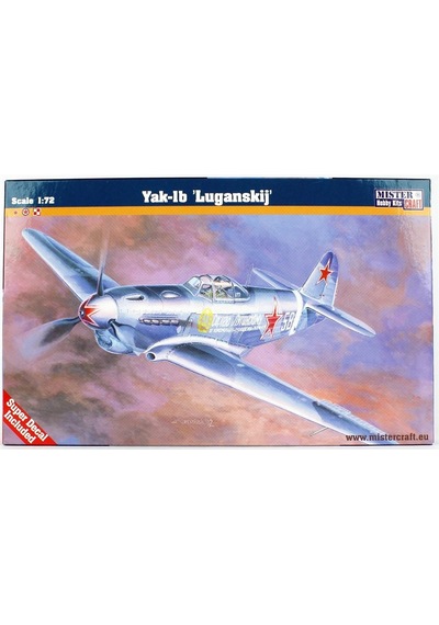Mistercraft B017 1/72 Ölçek, Yakovlev Yak-1b Savaş Uçağı, Plastik Model Kiti-49527