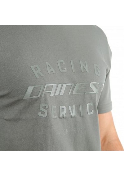 Dainese Racing Service Kısa Kol Tshirt Gri