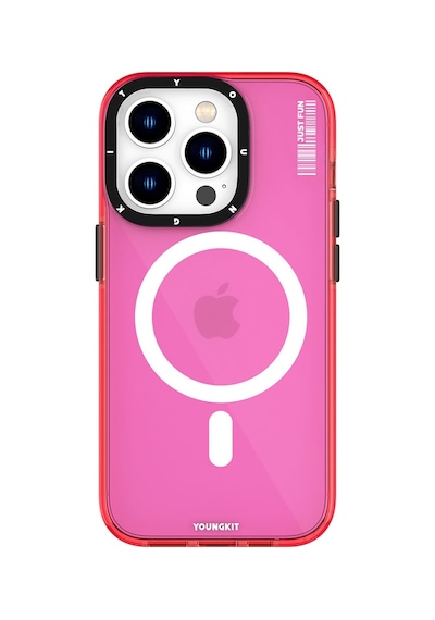 Youngkit Apple Uyumlu iPhone 14 Pro Max Kılıf Magsafe Kablosuz Şarj Özellikli Crystal Color Kapak