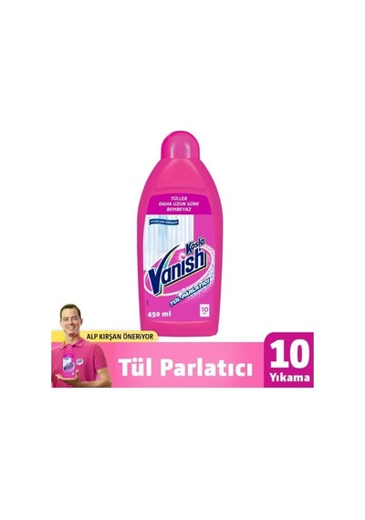 Vanish Kosla Tül Temizleyici Toz 450gr + Parlatıcı 450 Ml 12'li Paket