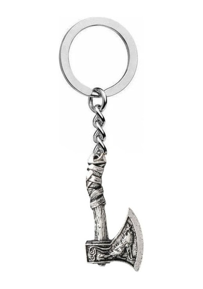İskandinav Viking Balta Figürlü Anahtarlık Zamak Metal Mitolojik Ve Gotik Unisex Aksesuar
