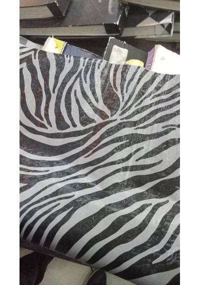 45cm X 10 Metre 1 Rulo Folyo Yapışkanlı Zebra Model Görünümlü Mutfak Duvar Kaplama Folyosu Kağıdı