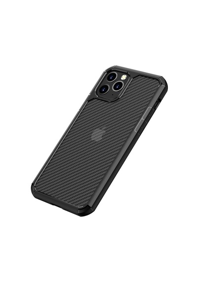 Apple Uyumlu iPhone 11 Pro Max Kılıf Zore Inoks Fiber Yüzey Tasarım Kılıf Siyah