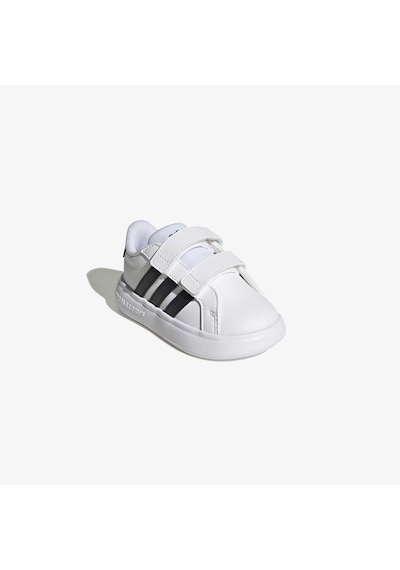 Adidas Grand Court 3.0 Bubble Comfort Çocuk Beyaz Spor Ayakkabı Js4906