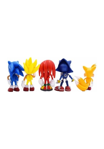 5 Figürlü Sonic The Hedgehog Figür Seti - Sonic Mini Figür Seti