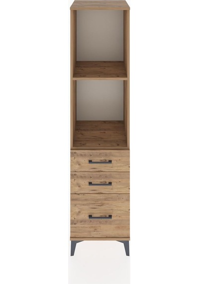 Hyperion Dolap 2 Raflı 3 Çekmeceli 44x44x182 Çam-çam Atlas Çam