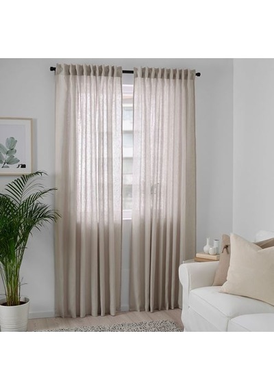 Ikea Dytag Tül Perde 145x300 Cm Bej