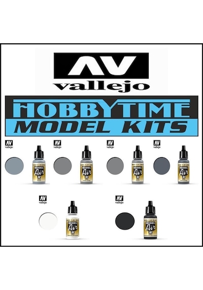 Vallejo Model Air-nato Hill 2 Camo Boya Seti -6 Ad Standart