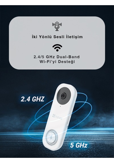 Db1 Pro Akıllı Kapı Gözetleyici 4.3 Dokunmatik Ekran, Uzaktan Görüntüleme Fynix Teknoloji
