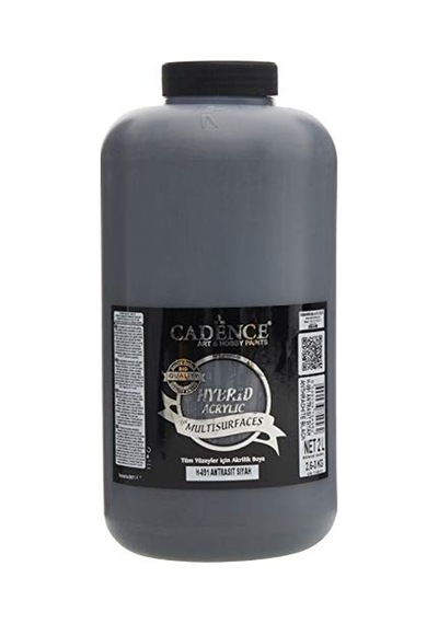 Antrasit Siyah Hybrid Multisurface Akrilik Boya 2 Litre H091 30227 0,15 L