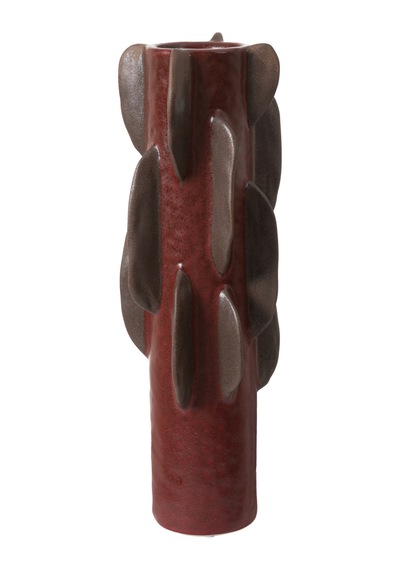 Mudo Home Burgundy Geo Vazo 17x47 Cm Diğer