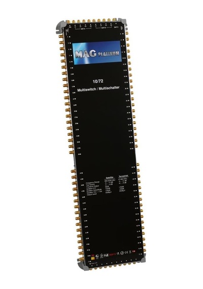 Mag Platinum Mp 10/72 Multiswitch - 10 Giriş 72 Çıkışlı Merkezi Uydu Santrali Hybrid 4k Ve 3d Destekli-203856