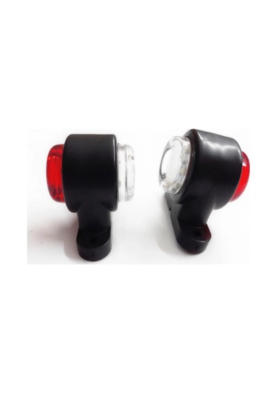 Ahmet Otomotiv 4'lü Paket 12 Ledli Mini Takoz Kırmızı Beyaz 12volt-24volt