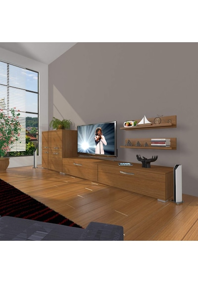 Decoraktiv Eko On Slm Std Tv Ünitesi Tv Sehpası Ceviz