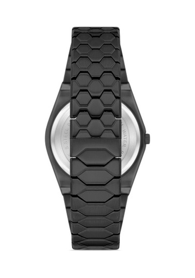 Ferro Quartz Çelik Siyah 41 Mm Erkek Kol Saati