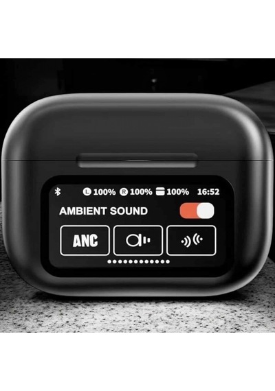 Ekranlı Kablosuz Bluetooth Kulaklık Anc Enc Destekli Dokunmatik Kontrol 00