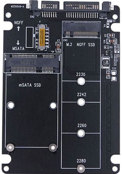 Sata 3 To M.2 Ngff Msata Ssd Çavirici Kart Sata M2 Dönüştürücü