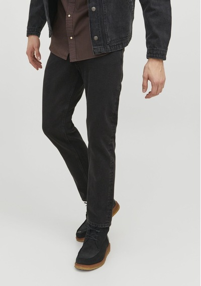 Jack & Jones Erkek Chris 912 Loose Fit Jean 12237392 Black Denim