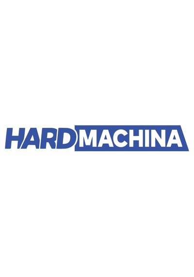 Hard Machine Sticker 17x17 Cm Mavi