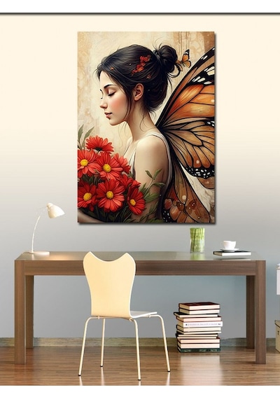 Kanvas Tablo Çiçek Perisi 100cmx140cm