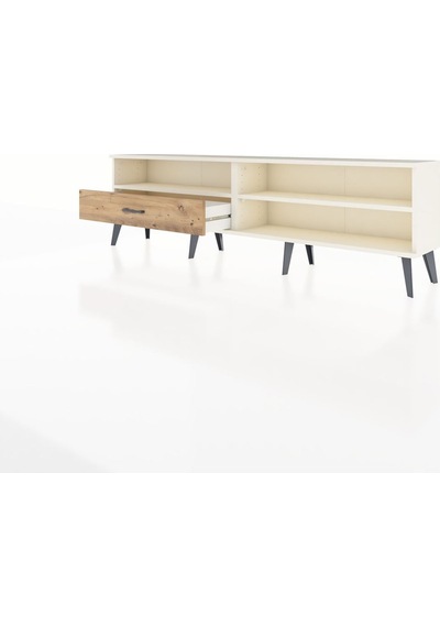 Arges Tv Ünitesi 2 Raflı Tek Çekmeceli 176x30x51 Aytaşı-aytaşı/çam Aytası/atlas Çam Arges Tv Ünitesi 2 Raflı Tek Çekmeceli 176x30x51 Aytaşı-aytaşı/çam Aytası/atlas Çam