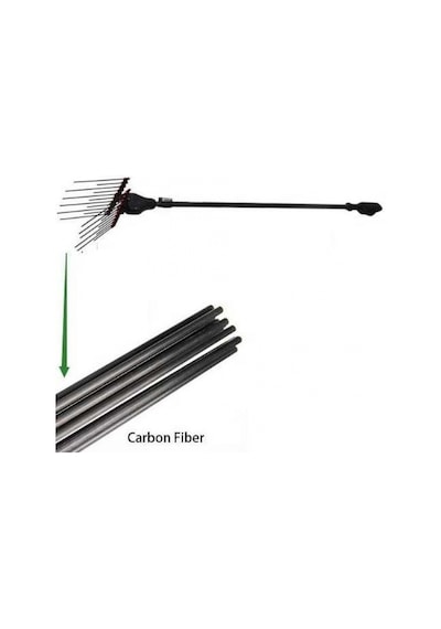 Zeytin Hasat Makinası Karbon Fiber Düz Çubuk - 4.5 Mm 5 Adet
