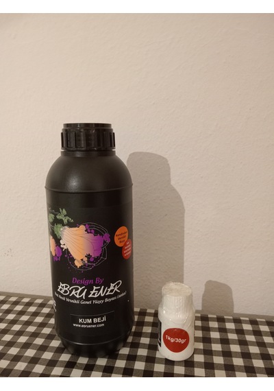 Ebru Ener Anka Boya Ve Katkı Maddesi Kum Beji 1 Kg.
