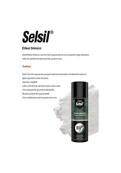 Selsil 3'lü Etiket Sökücü, 200 Ml Ve Rosie Pamuk