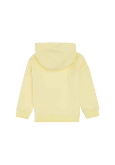 U.S. Polo Assn. Kız Çocuk Sarı Kapüşonlu Şardonlu Basic Sweatshirt 50314304-VR044