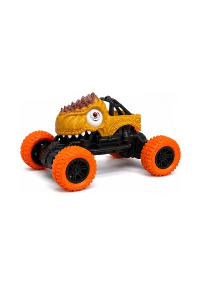 Uzaktan Kumandalı Şarjlı Off-road Canavar Araba 2.4 Ghz Güçlü Süspansiyonlu Sarı Turuncu