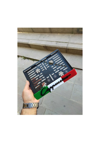 Motorsiklet Plakalık Lazer Kesim Pleksi Cappuccino - 784762003