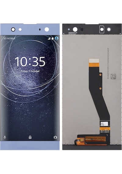 Cbtx Sayısallaştırıcı Tam Montajlı Sony Xperia Xa2 Ultra İçin Lcd Ekran Mavi
