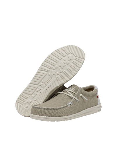 Off Whıte Sneaker Günlük Erkek Hd.40003 Hey Dude Wally Braid Beyaz