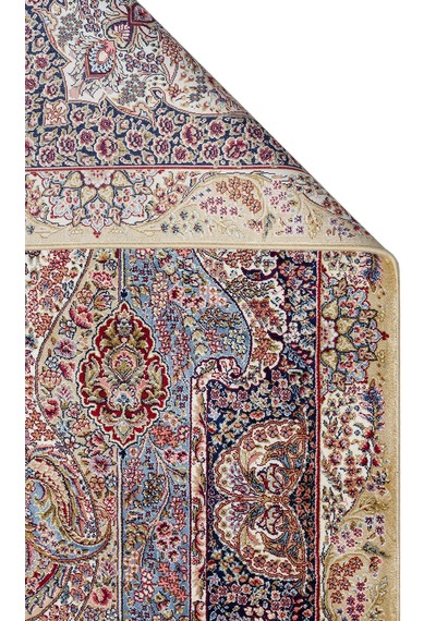 Eko Halı Isfahan Isf 02 Cream Klasik Desenli Yüksek Kalite Sık Dokuma Makine Halısı