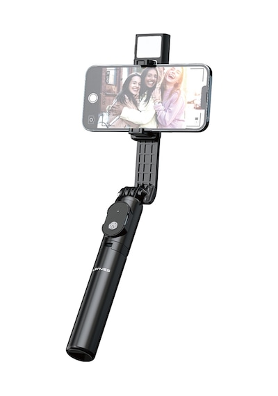 Lenyes Lph101 Canlı Yayın Dolgu Işıklı Tripod Ve Selfie Çubuğu Siyah