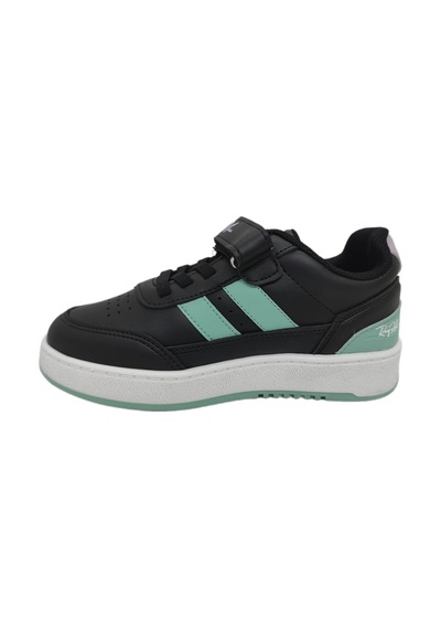 Raymax 0046 Filet Cırtlı Numara 35 Çocuk Sneaker Ayakkabı Siyah - Su Yeşili