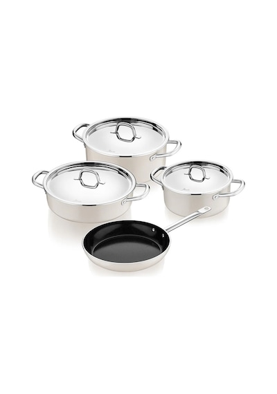 Jumbo Swiss Crystal Krem 7 Parça Tencere Seti Krem